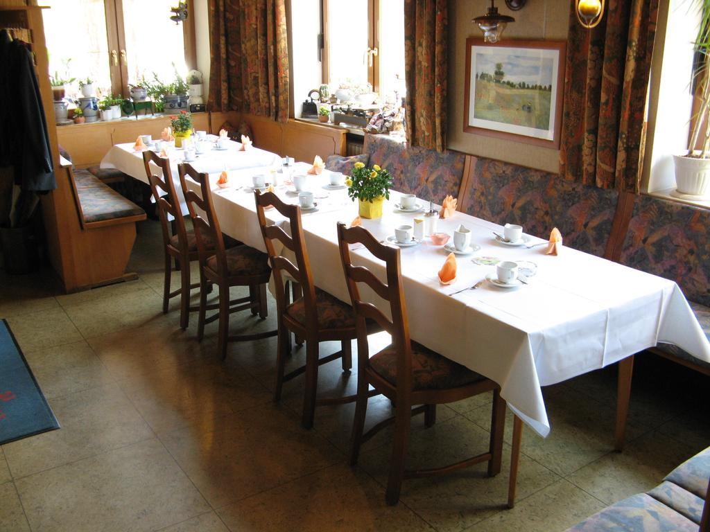 Restaurant - Pension Herrgottstal Creglingen Exteriér fotografie