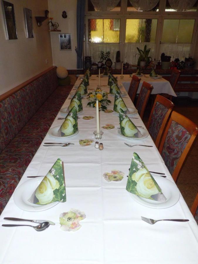 Restaurant - Pension Herrgottstal Creglingen Exteriér fotografie